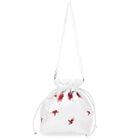 Girls Ivory Floral Satin Bag, 1, hi-res