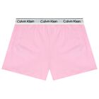 Girls Pink Logo Pyjamas, 1, hi-res