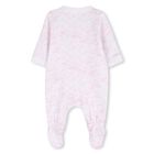 Baby Girls White & Pink Toile de Jouy Babygrow Gift Set, 1, hi-res