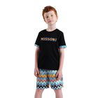 Boys Black Logo T-Shirt, 2, hi-res