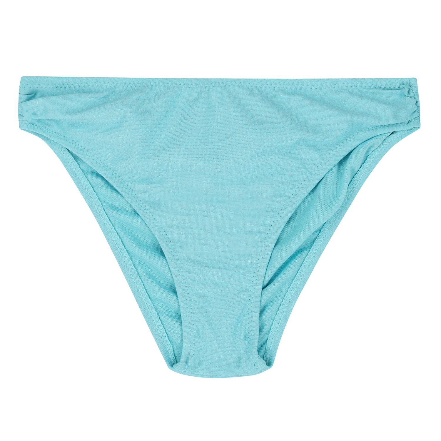Girls Aqua Shell Bikini, 1, hi-res image number null