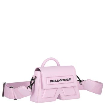 Girls Pink Logo Handbag