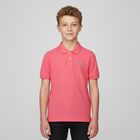 Boys Coral Cotton Logo Polo Shirt, 1, hi-res