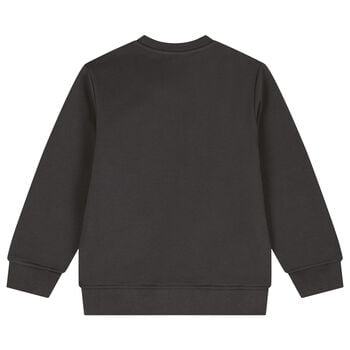 Boys Grey Planet Earth Sweatshirt