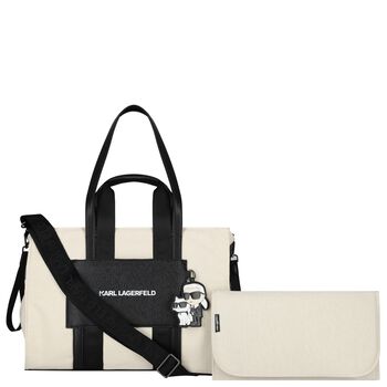 Ivory Karl Ikonik Baby Changing Bag