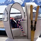 Girls Navy Blue & Pink Leggings, 1, hi-res