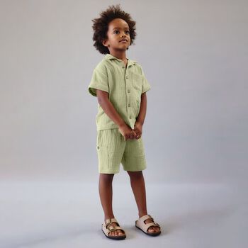 Boys Green Shirt