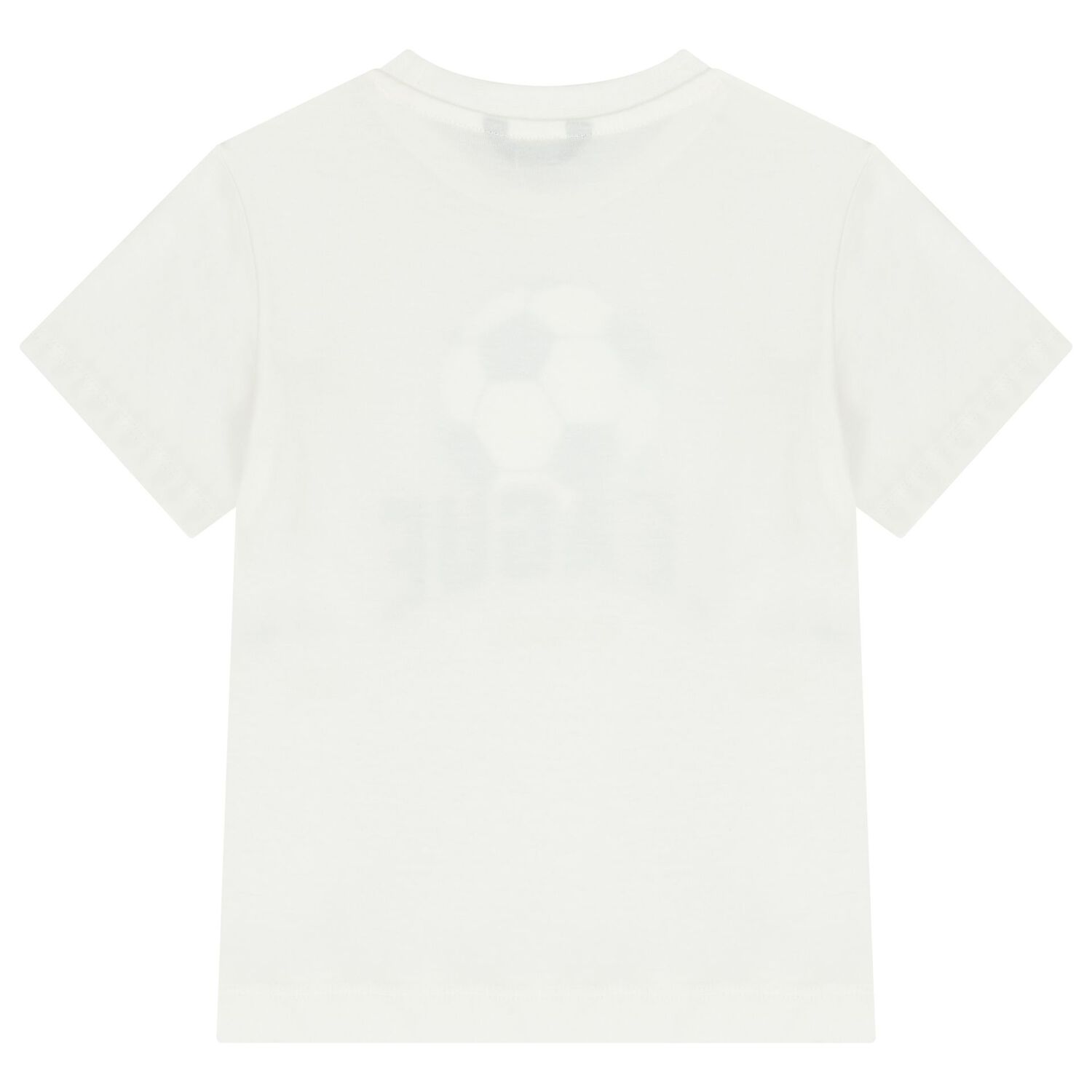 Boys White Football T-Shirt, 1, hi-res