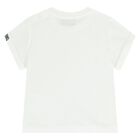 Younger Grey & White Teddy Bear Logo Dungaree Set, 2, hi-res