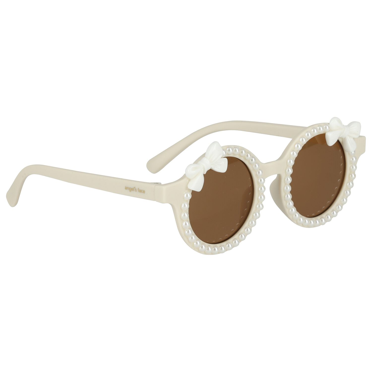 Girls Ivory Embellished Sunglasses, 2, hi-res