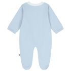 Baby Boys Blue Logo Babygrow, 2, hi-res