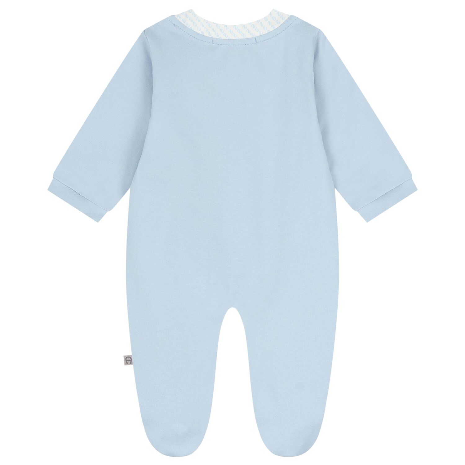 Baby Boys Blue Logo Babygrow, 2, hi-res
