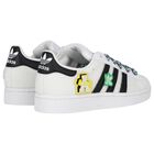 White & Black SUPERSTAR II Trainers, 1, hi-res