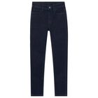 Boys Navy Blue Denim Jeans, 1, hi-res