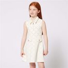Girls Ivory Logo Polo Dress, 1, hi-res