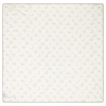 Ivory & Beige Logo Baby Blanket