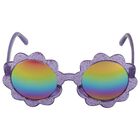Girls Purple Logo Sunglasses, 1, hi-res