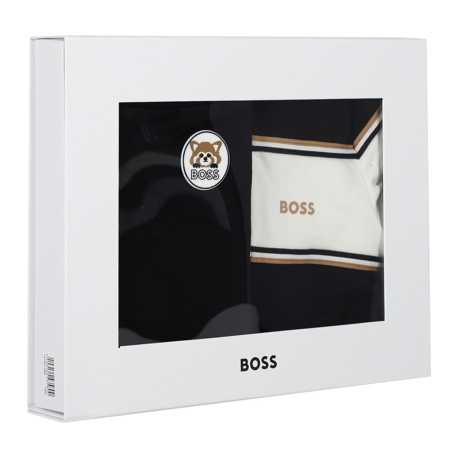 Baby Boys Black Logo Tracksuit, 1, hi-res