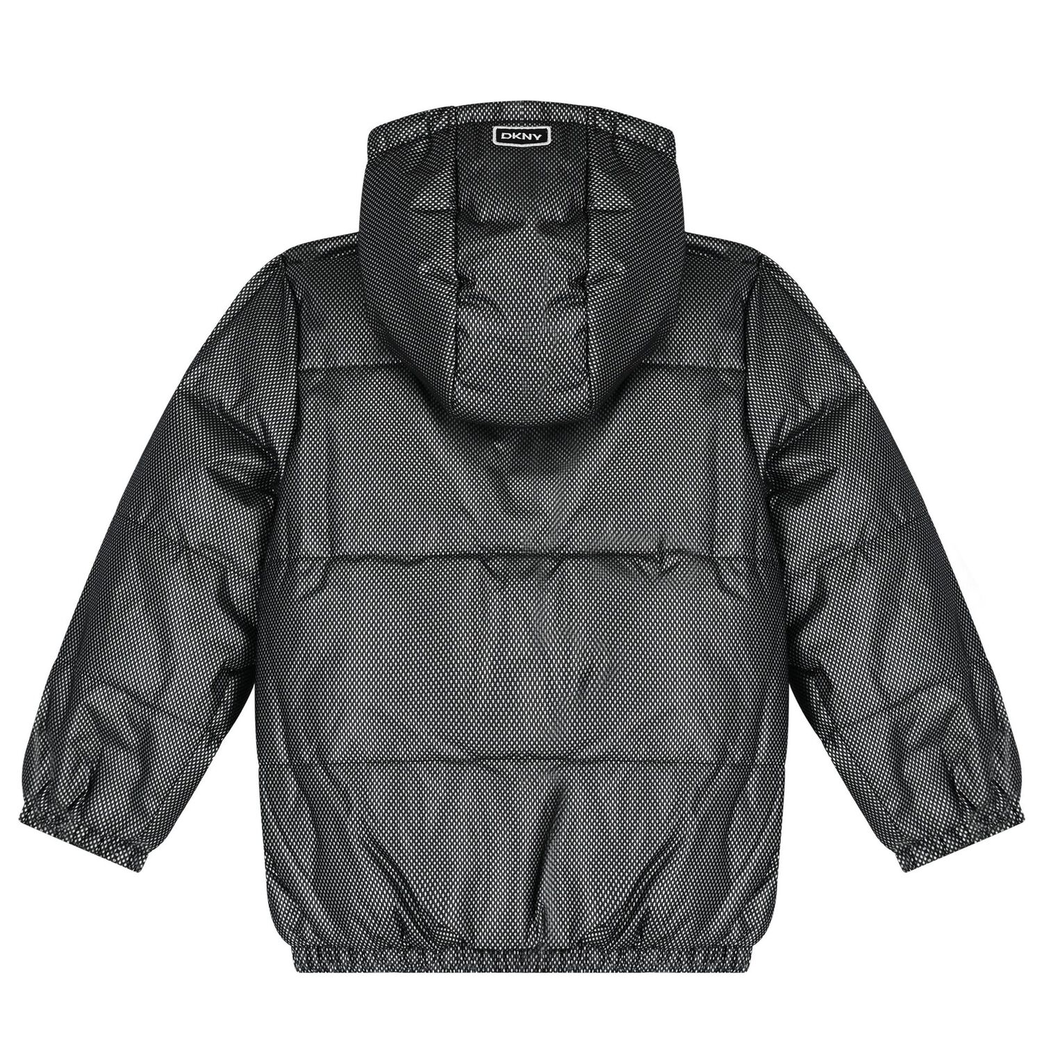 Black Logo Reversible Puffer Jacket, 1, hi-res image number null