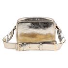 Girls Gold Faux Leather Bag, 1, hi-res