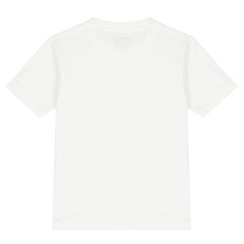 Boys White Logo T-Shirt