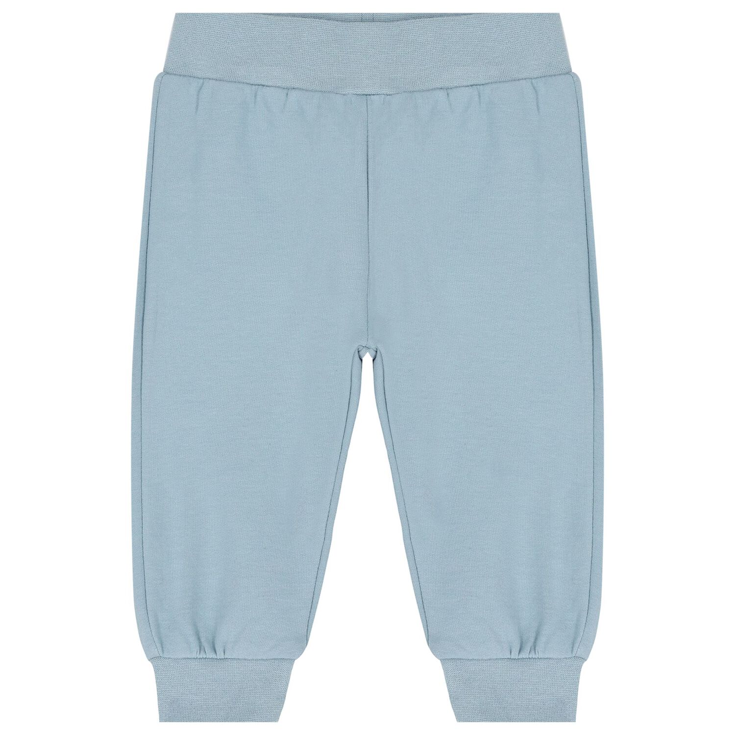 Baby Boys Beige, White & Blue Tracksuit (3 Piece), 1, hi-res