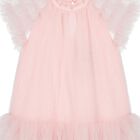 Baby Girls Pink Glitters Tulle Dress Set, 1, hi-res