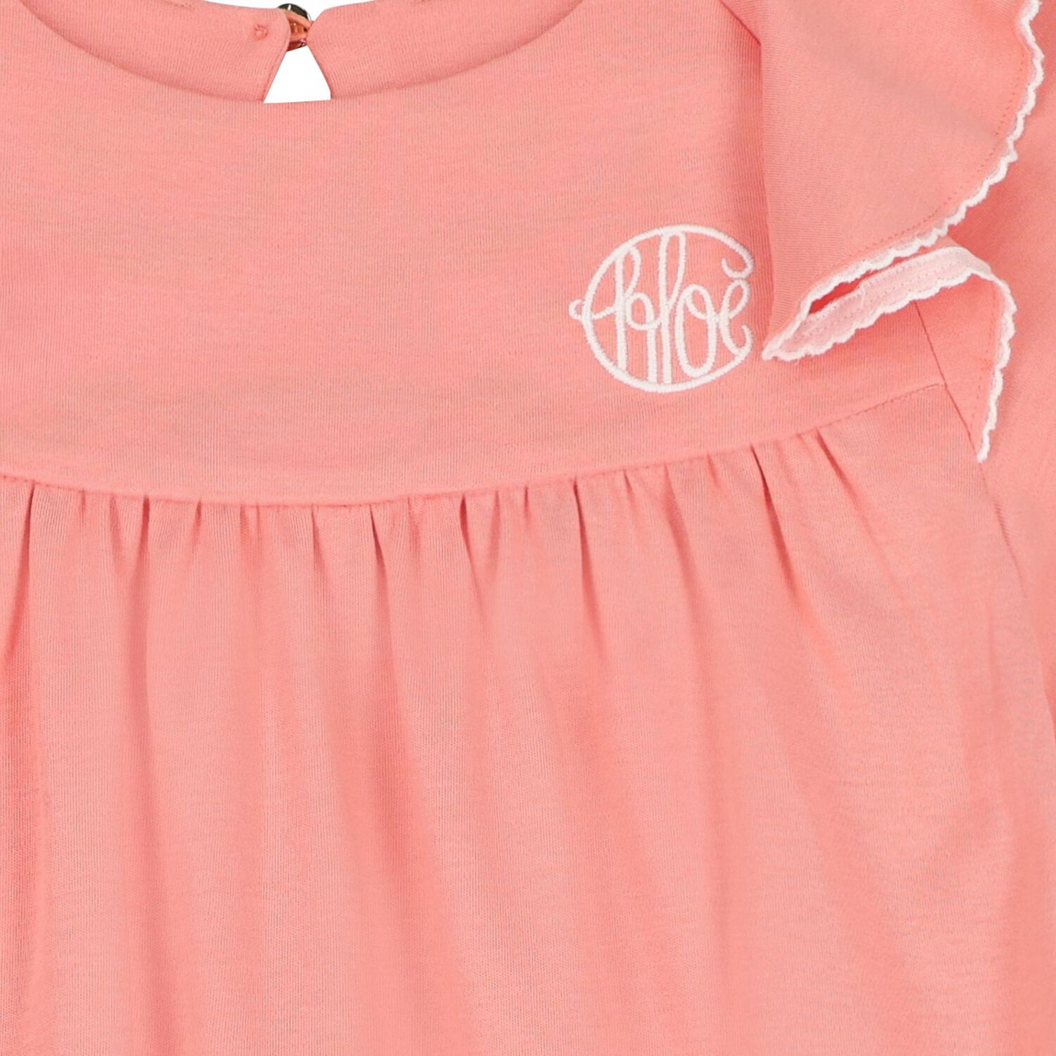 Girls Pink Logo Dress, 2, hi-res