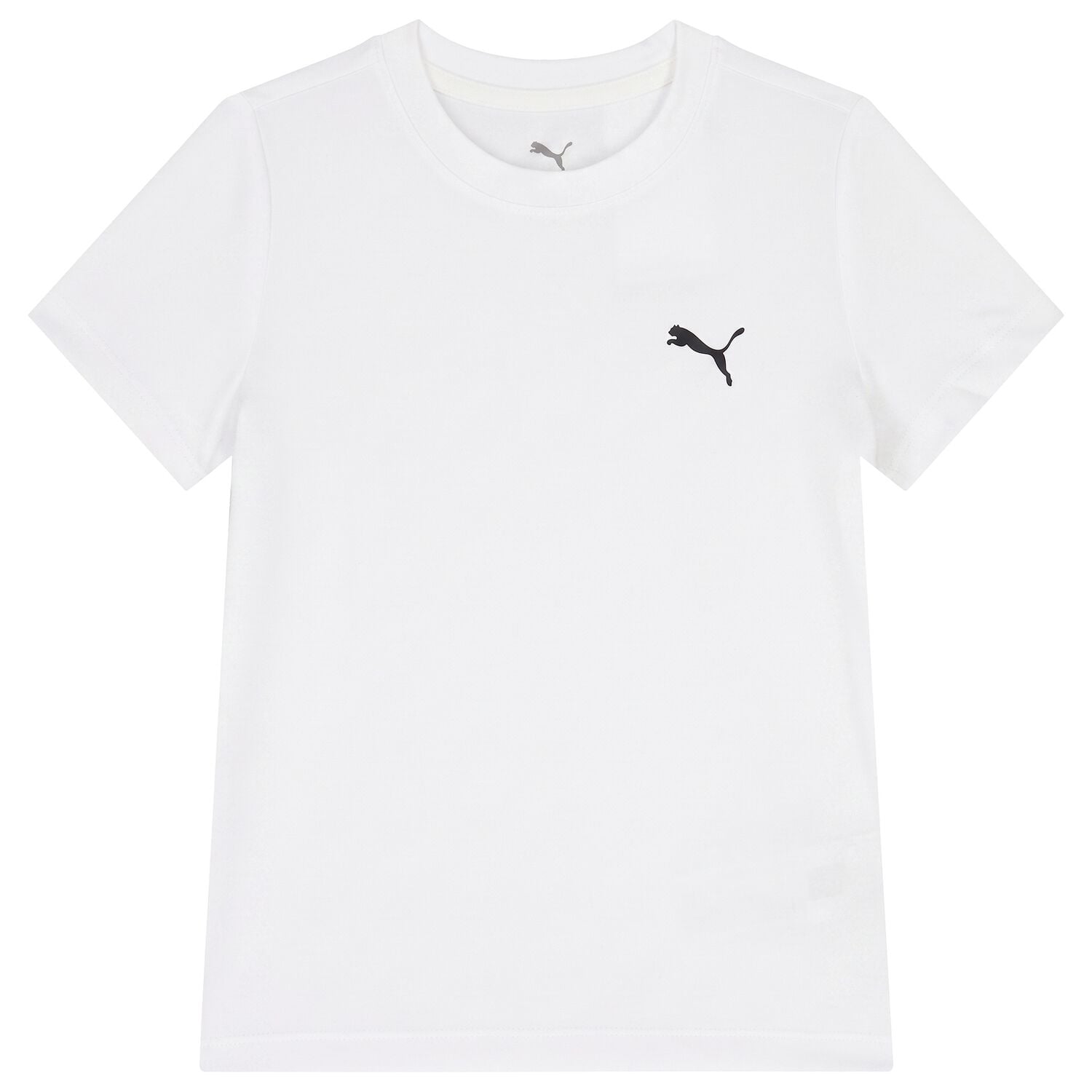 Boys White Logo T-Shirt, 3, hi-res
