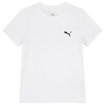 Boys White Logo T-Shirt