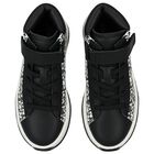 Black & White Logo Trainers, 1, hi-res