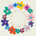 Girls Ivory Floral Logo T-Shirt, 1, hi-res