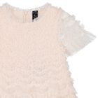 Girls Pink Ruffle Tulle Dress, 1, hi-res