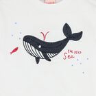 Boys White Whale T-Shirt, 1, hi-res