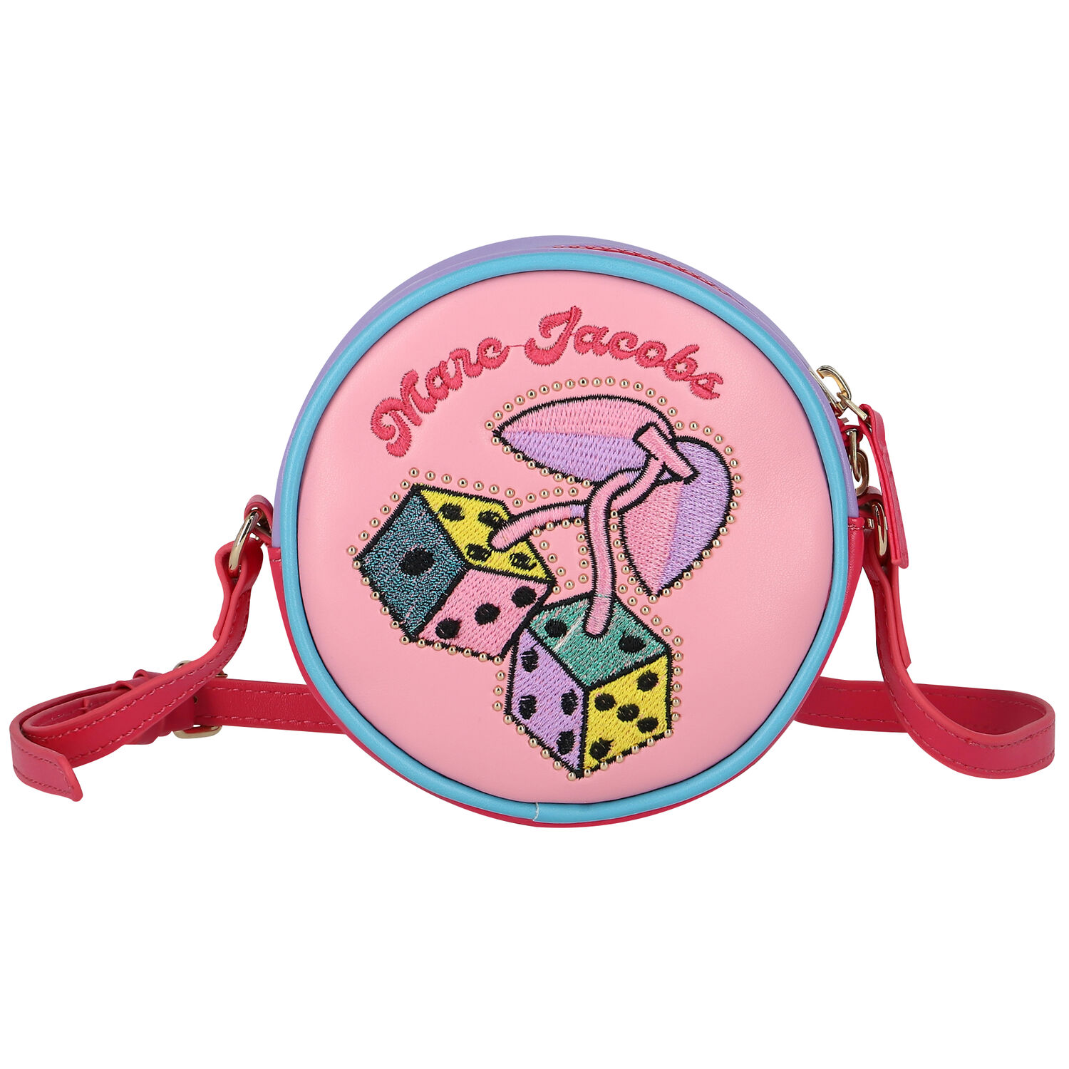 Girls Pink Logo Shoulder Bag, 1, hi-res