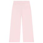 Girls Pink Logo Trousers, 1, hi-res