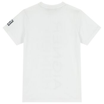 Boys White Logo T-Shirt