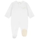 White Logo Babygrow Gift Set, 1, hi-res