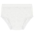 Younger Girls White Satin Dress Set, 1, hi-res