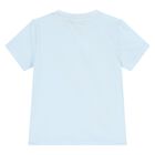 Younger Boys Blue Logo T-Shirt, 2, hi-res