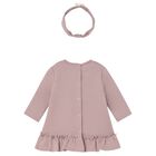 Baby Girls Pink Puppies Dress Set, 3, hi-res