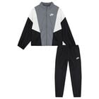 Boys Grey & Black Logo Tracksuit, 1, hi-res