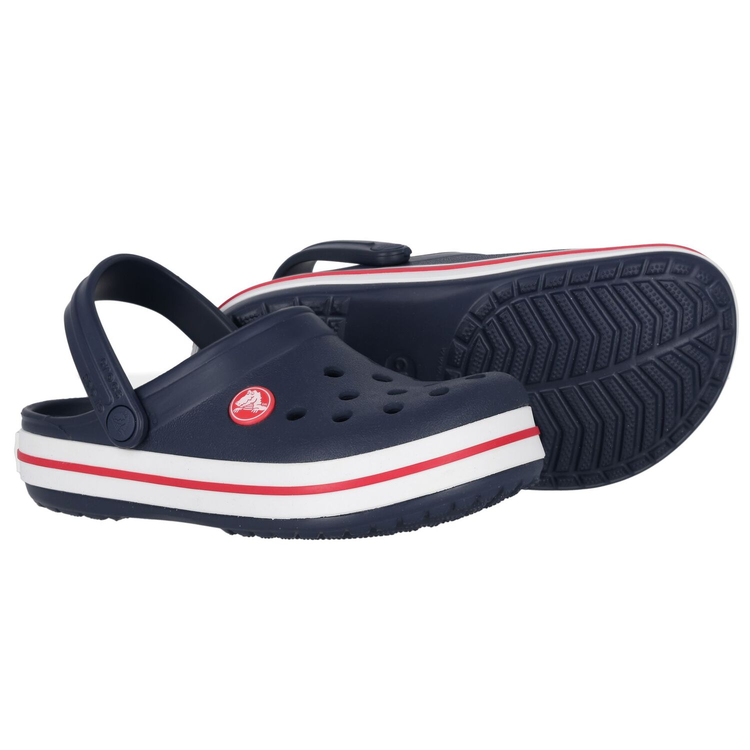 Navy Blue Crocband Clogs Sandals, 2, hi-res image number null