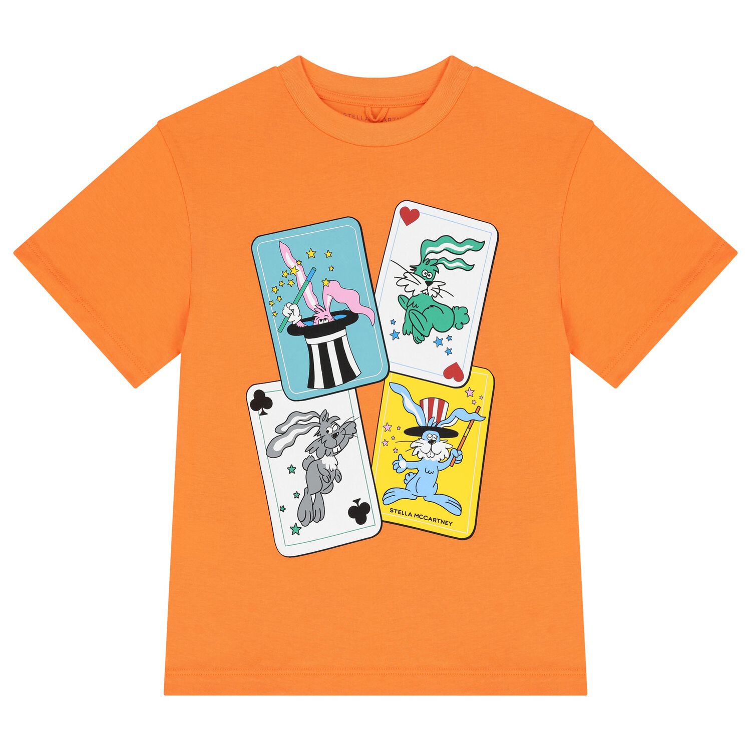 Boys Orange Logo Bunnies T-Shirt, 1, hi-res image number null