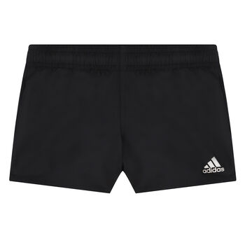 Black Logo Swim Shorts