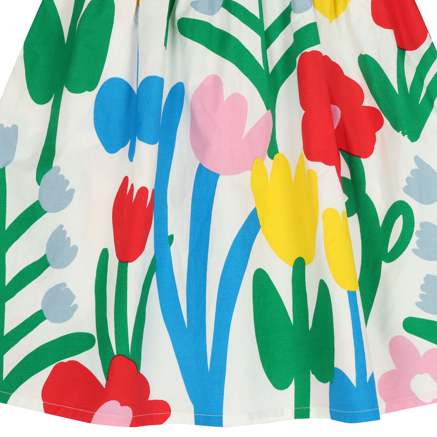 Girls Multi-Coloured Floral Skirt, 1, hi-res