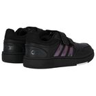Black Hoops 3.0 Logo Trainers, 1, hi-res