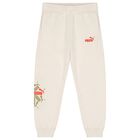 Boys Beige Logo Joggers, 2, hi-res