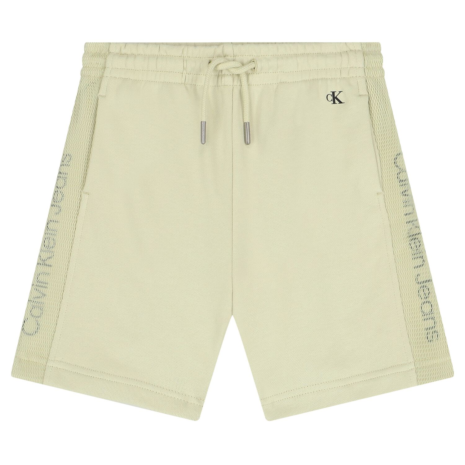 Boys Green Logo Mesh Shorts, 1, hi-res