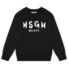 Black & Ivory Logo Sweatshirt, 1, hi-res